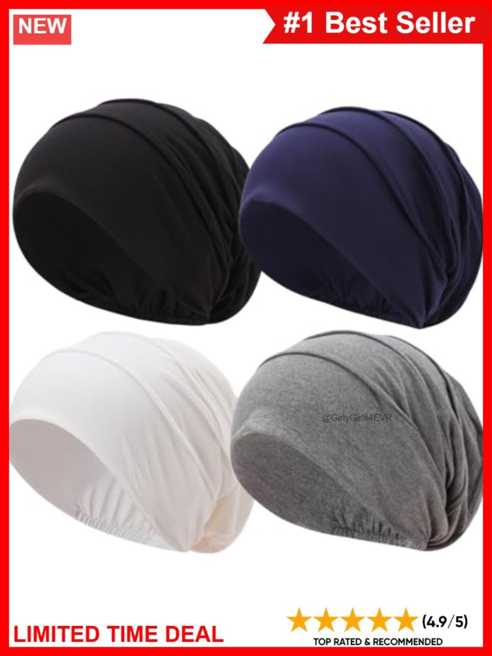 Viscose Slouchy Beanie Soft Chemo Headwear Head Loss Cap